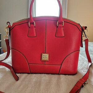 Dooney and Bourke Domed Leather Satchel